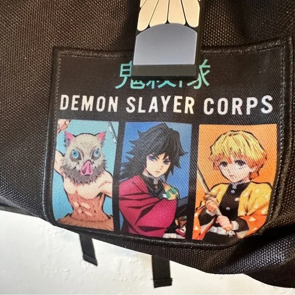 Bioworld Demon Slayer Tanjiro 17" Backpack Tech Sleeve Aniplex Bag